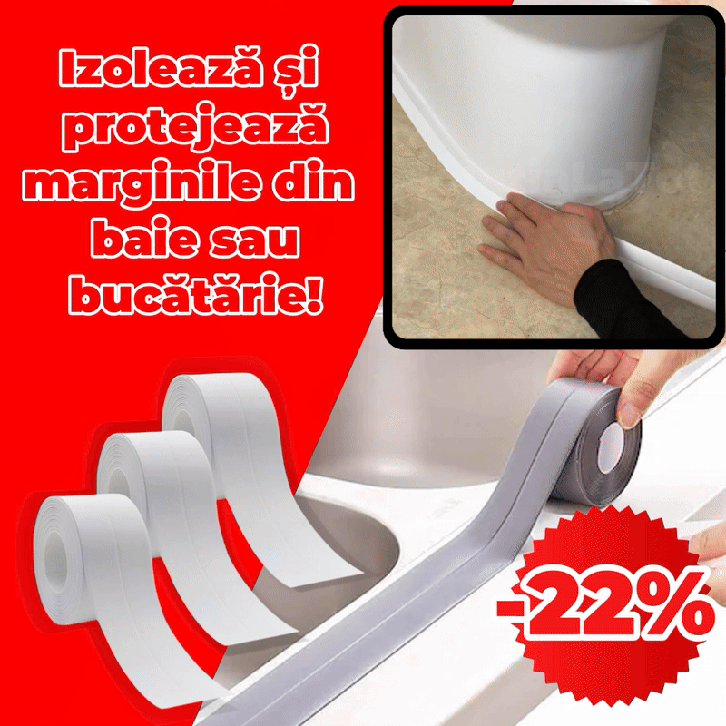 Bandă Etanșare Chiuvetă și Cadă SealFix™