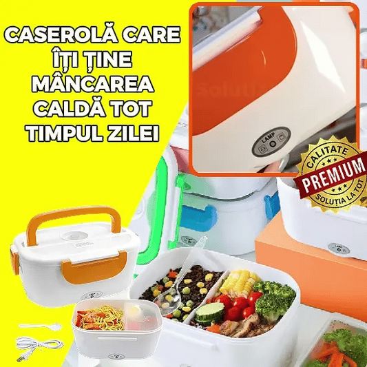 Caserolă Electrică Încălzire Rapidă - HeatBox™